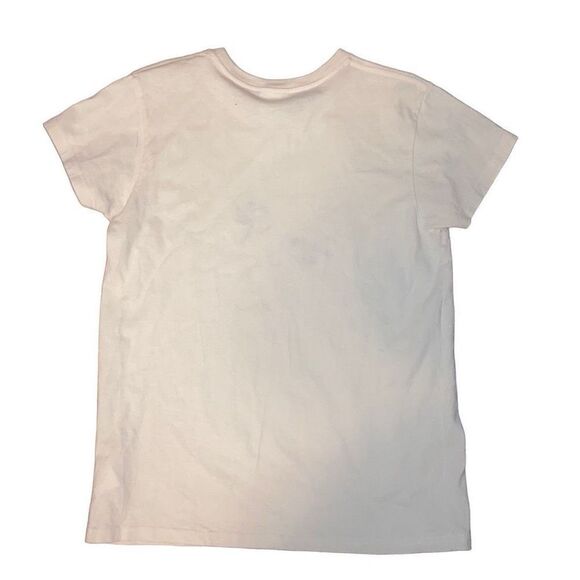 Vintage Liberty Lane Pale Yellow Embroidered Floral Bird Embroidered Graphic T - Picture 2 of 4